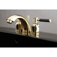 thumbnail image 2 of Kingston Brass KB8952DKL Kaiser Mini-Widespread Lavatory Faucet, Polished Brass, 2 of 3