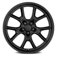 thumbnail image 4 of New 20x9.5 Inch Wheel for Dodge Anniversary FR 66F Style 20 inch Satin Black Alloy Rim 5x114.3 Bolt Pattern 15mm Offset - Factory Reproduction Wheel, 4 of 4