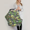 thumbnail image 3 of Haiem Cartoon Dinosaurs (2) Baby Nursing Cover & Nursing Poncho - Multi Use Cover for Baby Car Seat Canopy, Stroller Cover, 360°Full Privacy Breastfeeding Coverage, 3 of 9