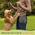thumbnail image 2 of Unique Bargains Dog Treat Pouch Portable Puppy Dog Training Treat Bag Treat Pouches for Pet Training Auto Closing Hand Free Pet Feed Snack Reward Pocket Gray, 2 of 7