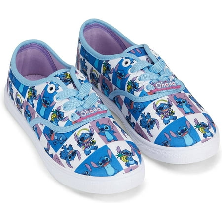 

Disney Ladies Lilo and Stitch Shoes - Ladies Classic Lilo and Stitch Lace Up Canvas Sneakers Lilo and Stitch Canvas Lace up Sneakers Blue 6