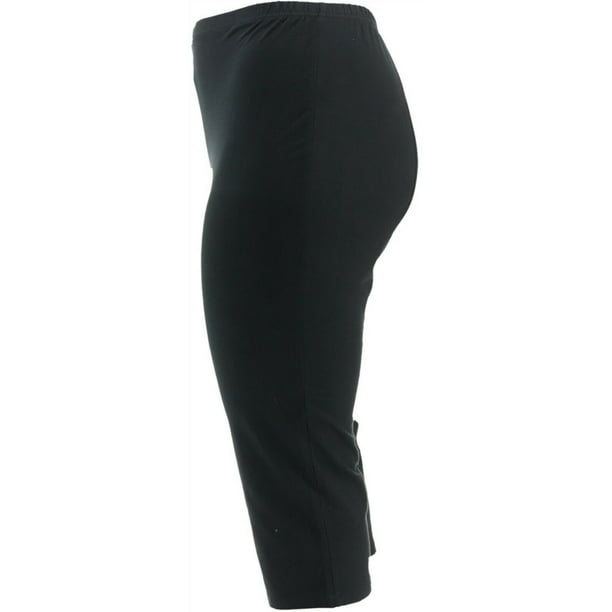Women with Control Set 2 Tushy Lifter Capri Pants Black Black S NEW A354358  