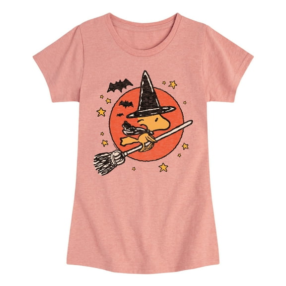 Peanuts - Woodstock Witch - Toddler & Youth Girls Short Sleeve Graphic T-Shirt