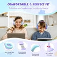 thumbnail image 3 of Auriculares para niños Botesty Sound con cable, límite de volumen, color morado, 3 of 7
