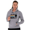 thumbnail image 4 of How I Roll Funny Bowling Ball Pun Unisex Plus Fleece Graphic Hoodie Brisco Brands 2X, 4 of 5