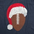 thumbnail image 2 of Mens Santa Football T Shirt Funny Xmas Lovers Foot Ball Season Tee for Guys Graphic Tees, 2 of 9