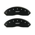thumbnail image 2 of MGP 4 Caliper Covers Engraved Front & Rear MGP Matte Black finish silver ch, 2 of 2