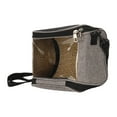 thumbnail image 4 of Bolsa de transporte para pájaros, transparente, portátil, ligera, transpirable, jaula de viaje para loros, cacatúas, periquitos, pájaros pequeños, color gris, 4 of 15