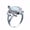 white, variant on Vintage Turtle Ring Gold Plated Inlaid Artificial Gemstone White Fire Opal Jewelry For Women Gift Fashion Ring