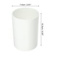 thumbnail image 2 of Unique Bargains 2pcs Bathroom Toothbrush Tumblers PP Cup for Bathroom Kitchen Color White 4.05''x2.91'', 2 of 7