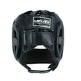 thumbnail image 3 of MIRARI Premium Leather Pro Boxing Head Guard with Nose Bar (Black, Large/XLarge), 3 of 5