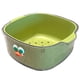 thumbnail image 1 of Cesta Frutas para Lavado Verduras Doble Capa para Drenar La Sala Estar Artefacto Nuevo para El Plato Frutas Multifuncional Y Cesta Verduras (verde Con Pegatinas Pico Pato Al Azar), 1 of 9