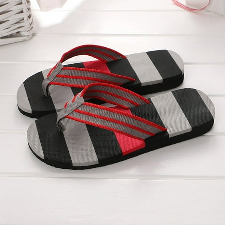 

Yoslce mens slippers Men Summer Shoes Mixed Colors Sandals Male Slipper Indoor Or Outdoor Flip Flops