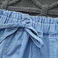 thumbnail image 6 of WOLLED Toddler Kids Girls Denim Jeans Shorts Baby Girl Ruffles Short Demin Pants 3-10T, 6 of 9