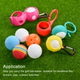 thumbnail image 5 of Uxcell Golf Ball Holder Silicone 2 Balls Protective Carrier with Buckle Red 2Pcs, 5 of 5
