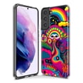 thumbnail image 3 of MUNDAZE Samsung Galaxy Note 20 Psychedelic Trippy Hippie Night Walk Shockproof Clear Hybrid Protective Phone Case Cover, 3 of 6