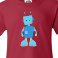thumbnail image 3 of Inktastic Cute Robot, Smiling Robot, Blue Robot Youth T-Shirt, 3 of 4