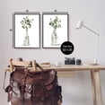 thumbnail image 3 of Eucalyptus Herbal Bouquet Arrangement Botanical & Floral Graphic Art Black Framed Art Print Wall Art, Set of 2, 3 of 8