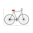 thumbnail image 3 of DecMode Black Metal Bike Wall Decor with Seat and Handles, 3 of 14