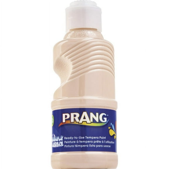 Prang Ready-to-Use Washable Tempera Paint - 8 fl oz - 1 Each - Peach | Bundle of 5 Each
