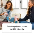 thumbnail image 3 of ThermoFlask Enfriador de latas estándar - Taza enfriadora de latas aislada 2 en 1 - Enfriador de latas de acero inoxidable duradero con base antideslizante - Enfriador de latas de bebidas apto para la, 3 of 5