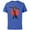 Royal Heather, variant on The Mandalorian IG-11 Battle Ready - Short Sleeve Cotton T-Shirt for Adults - Customized-Red
