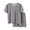 Grey, variant on Coerni Kids Girls Boys 2 Piece Outfits Summer Plain Short Sleeve Tshirt Shorts Set Soft Elastic Waist Matching Outfit