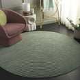 thumbnail image 2 of SAFAVIEH Selena Nancy Geometric High-Low Area Rug, Green, 6'7" x 6'7" Round, 2 of 10