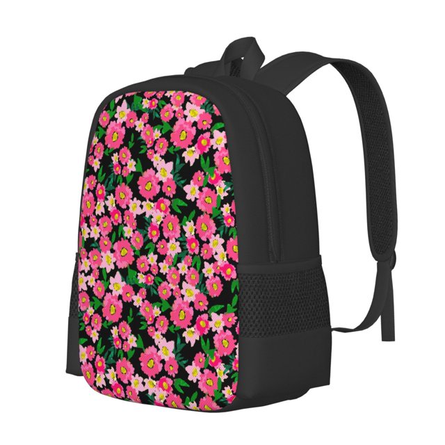 Disketp Trendy Floral Mochila Minimalista de Gran Capacidad, Mochila de Viaje para Escuela, Trabajo o Uso Diario
