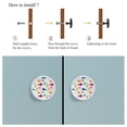 thumbnail image 4 of 4 Pcs Free Fish Knobs for Kitchen Cabinet Cupboard Dresser Bookcase Drawer Pulls Handles Round Home Decor, 4 of 5