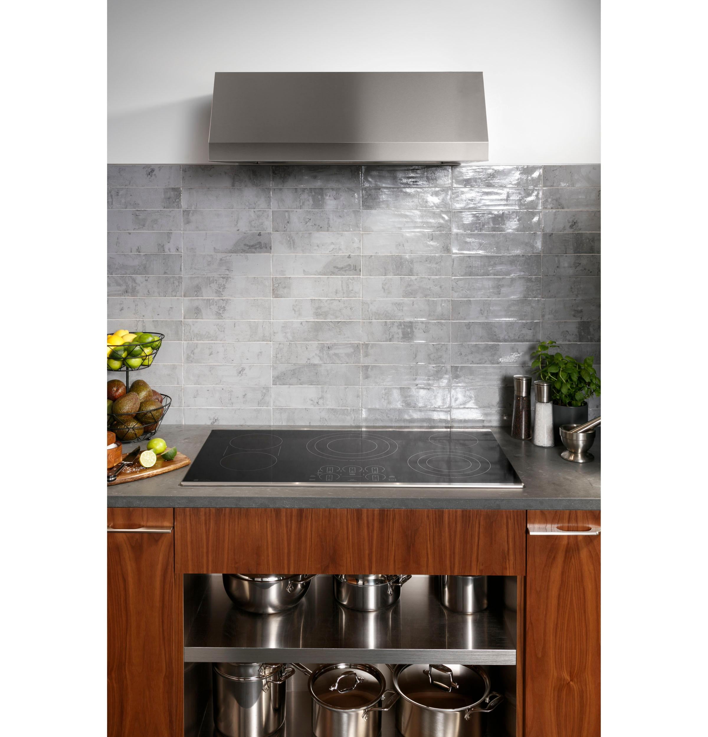 Ge Profile Pep7036 36" Wide 5 Burner Electric Cooktop - Black
