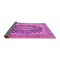 thumbnail image 2 of Ahgly Company Indoor Round Medallion Pink Traditional Area Rugs, 6' Round, 2 of 4
