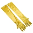 thumbnail image 1 of Nvzi Guantes de ópera de satén mate, longitud 53 cm (amarillo brillante), 1 of 5