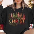 thumbnail image 6 of Ounisa Christmas Sweatshirts for Women Tis the season Christmas Outfits Merry Christmas Lightweight Pullover Christmas Tree Christmas Gifts Merry Christmas Letter Graphic Tops, 6 of 7