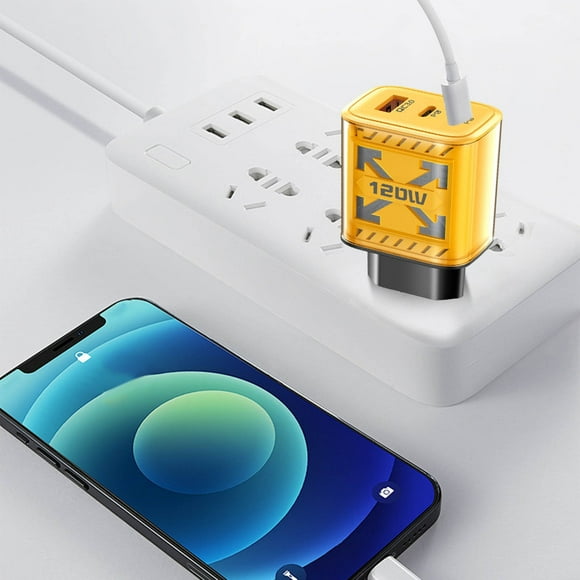 Oliegs Couverture Chauffante Recharge Rapide Adaptateur d'Alimentation EU Chargeur de Téléphone au Design Compact Compatibilité Universelle pour Téléphones Intelligents et Tablettes Chocolat
