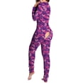 thumbnail image 1 of Mono con estampado de amor para adultos con solapa abotonada funcional con botones para mujer Fridja  hfkajh102921, 1 of 6