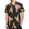 thumbnail image 4 of High Quality Hawaiian Shirts for Men Short Sleeve Aloha Beach Shirt Floral Summer Casual Button Down Shirts Blouses IAT9MP, 4 of 7