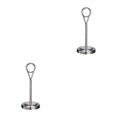 thumbnail image 1 of 1/2/3/5 Stainless Table Number Holder Sign Holder Photo Stand For, 1 of 4