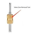 thumbnail image 3 of Adaptateur de Conversion Réfrigérant R12 à R134A avec Filetage SAE 1/4 Pouces, Raccords Mâles Haute/basse Pression, Adaptateurs 90°, Outils de Valve - Construction en Cuivre et Aluminium pour une Fermeture Sécurisée et Facile, 3 of 6