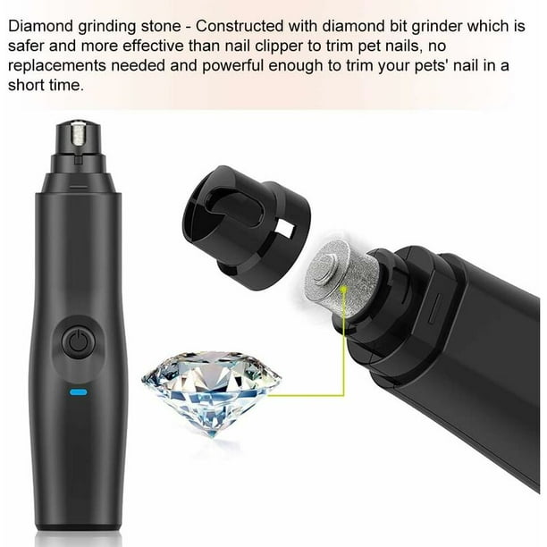 Dog Nail File Electric Dog Nail Trimmer Dog Nail Grinder USB Charger Cat Nail Trimmer Dog Nail Grinder For Dogs Cats and Other Pets Walmart