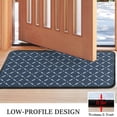 thumbnail image 3 of Navy Blue and White Geometric Pattern Door Rugs,Washable Non Slip Door Mats Indoor,Decorative Door Mats,Entry Mat Indoor for Entrance,Bedroom,Kitchen,Bathroom,30"x17", 3 of 6