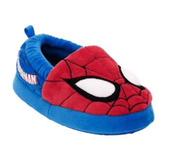Marvel Spiderman Cosy Comfort Boys Slippers Elasticated Blue UK Size Child 8-2 
