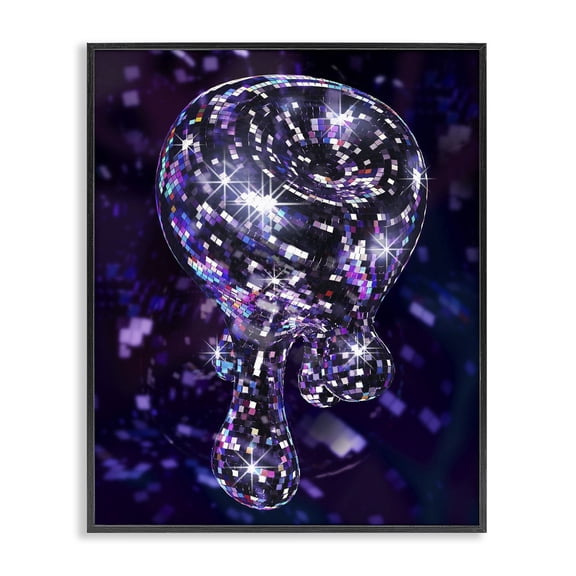 Stupell Industries Art Deco Black Framed Giclee Art, 11 x 14, by Ziwei Li