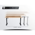 thumbnail image 7 of FEZIBO Electric Stand up Desk Frame, Height Adjustable Standing Desk Frame, White, 7 of 7
