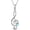 Style 2, variant on Music Themed 925 Sterling Silver Pendant Necklaces for Women - Treble Clef/Note/Guitar Dangle , Musical Instrument Statement Necklaces, Anniversary Valentine's Day Gifts for Women, with 18"+2" Chain