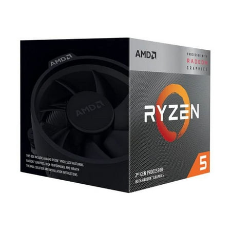 AMD Ryzen 5 3400G - 3.7 GHz - 4 cores - 8 threads - 4 MB cache - Socket AM4 - Box