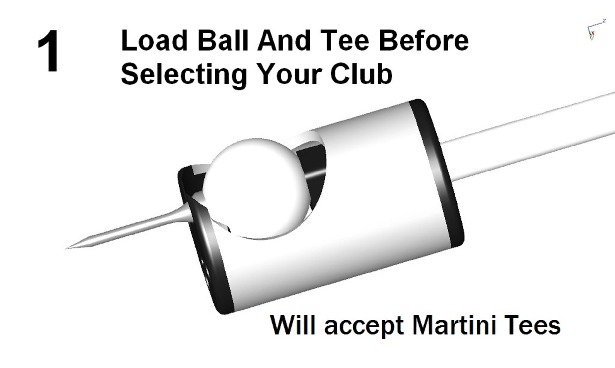 Tee Pal Golf Ball Teeing Device For Seniors With Bending Issues