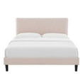 thumbnail image 6 of Modway Phillipa Performance Velvet Full Platform Bed in Pink, 6 of 9