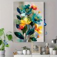 thumbnail image 4 of Mid Century Modern Floral Canvas Print, Botanical Wall Art, Above Bed Aesthetic Home Decor, 4 of 8