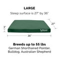 thumbnail image 5 of FurHaven Pet Products Indoor/Outdoor Oxford Full Support Orthopedic Deluxe Mattress Pet Bed for Dogs & Cats - Forest, Large, 5 of 12